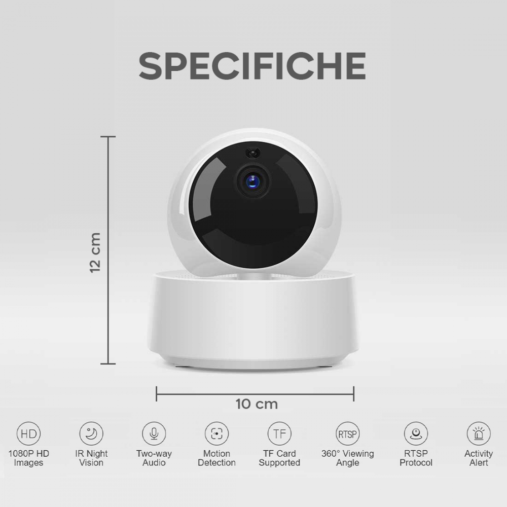 Caméra de surveillance IP 75648 WiFi Full HD...