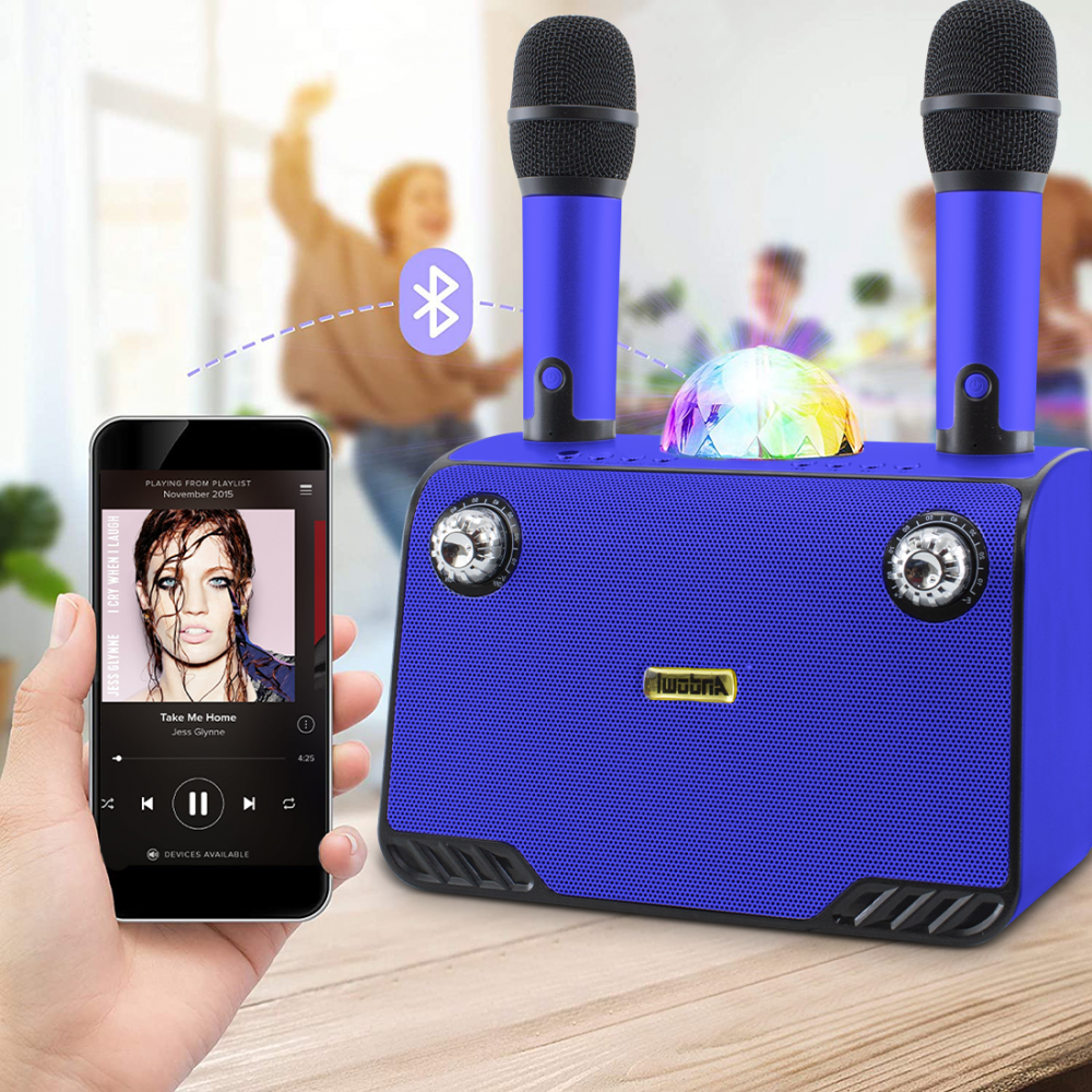 Haut-parleur Bluetooth sans fil karaoké 714386...