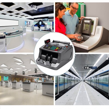 Détecteur automatique de billets contrefaits de banque multi-devises