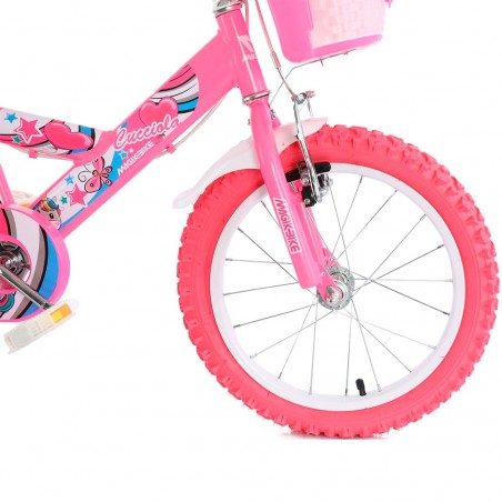 Vélo Magic girl Taille 16" UNICORN line âge 5-7 ans roues et panier