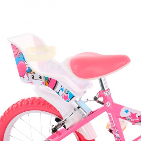 Vélo Magic girl Taille 16" UNICORN line âge 5-7 ans roues et panier