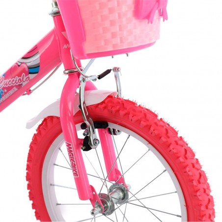 Vélo Magic girl Taille 16" UNICORN line âge 5-7 ans roues et panier