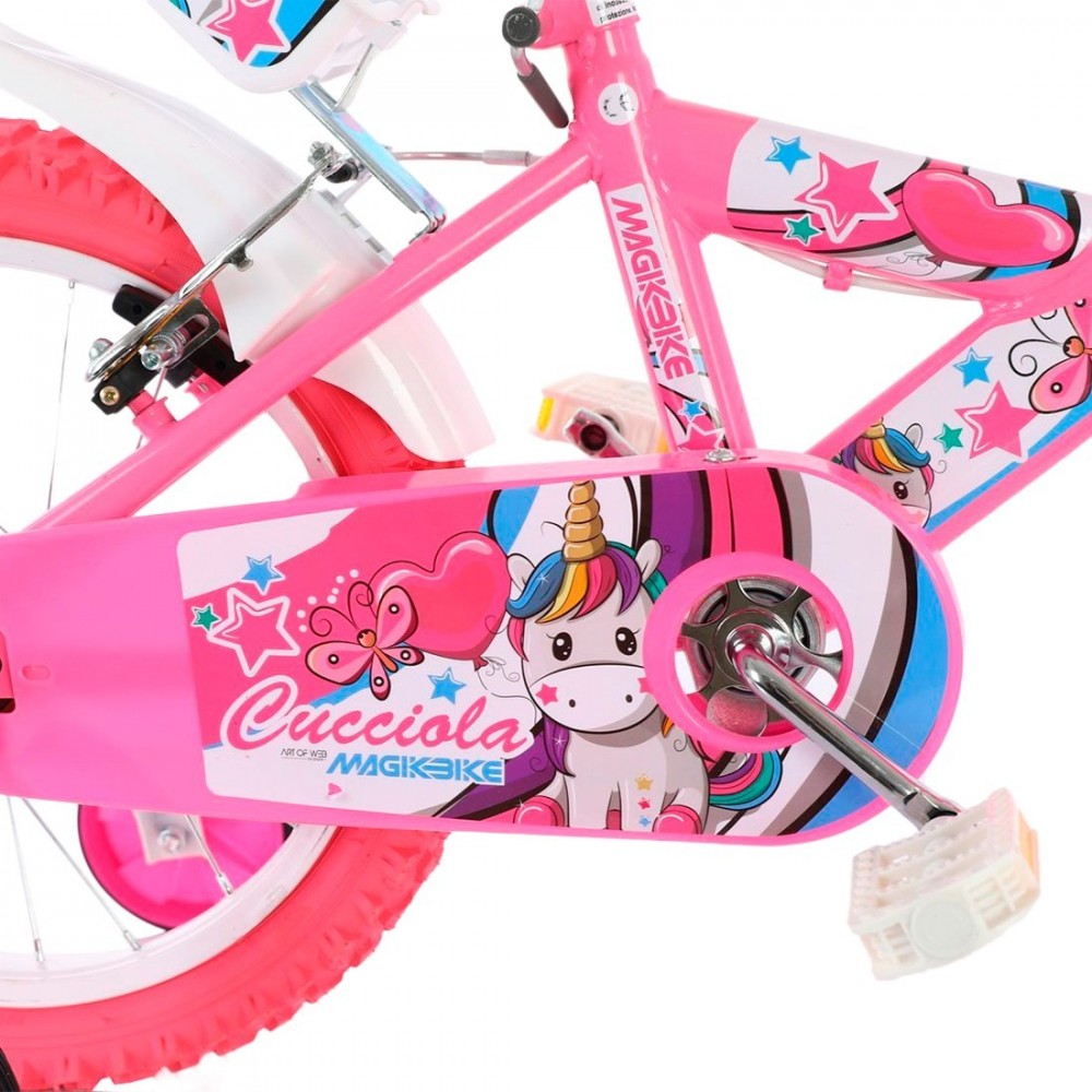 Vélo Magic girl Taille 16" UNICORN line âge 5-7...