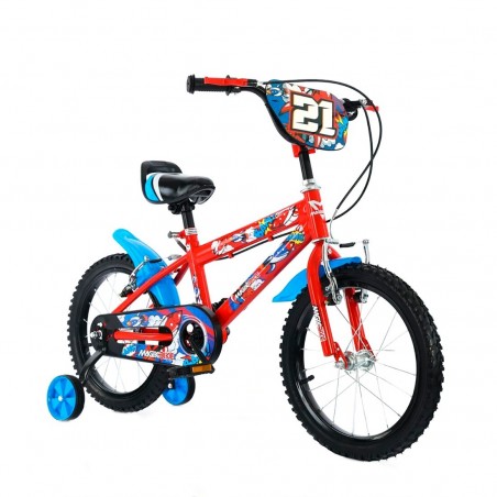 Vélo pour enfants Magic taille 12" BOOM Line Age 3-5 ans avec roues de support