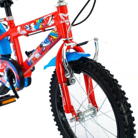 Vélo pour enfants Magic taille 12" BOOM Line Age 3-5 ans avec roues de support