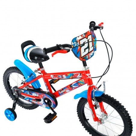 Vélo pour enfants Magic taille 12" BOOM Line Age 3-5 ans avec roues de support