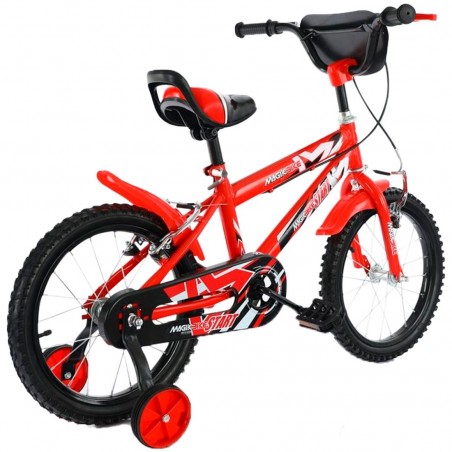 Vélo pour enfants Magic Taille 12" Ligne TOP STAR Âge 3-5 ans avec roues support