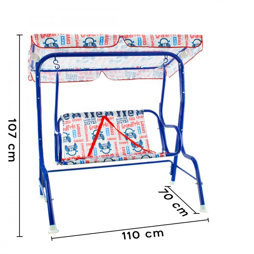 Balançoire de jardin 2 places pour enfants...