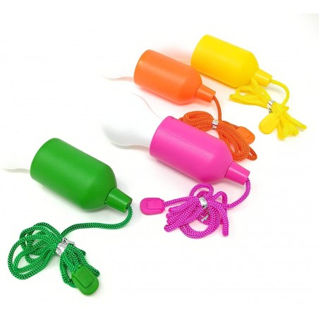 881609 Pack 4 ampoules LED colorées à piles pour décoration de la maison jardin