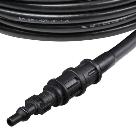 Mini sonde de purge 15m déboucheur haute pression et 4 adaptateurs anti-pliure