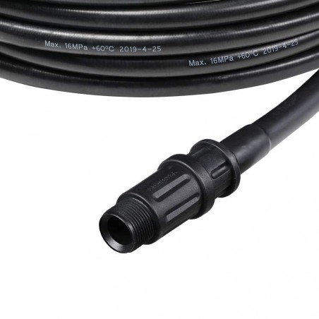 Mini sonde de purge 15m déboucheur haute pression et 4 adaptateurs anti-pliure