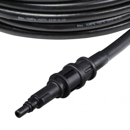 Mini sonde de purge 15m déboucheur haute pression et 4 adaptateurs anti-pliure