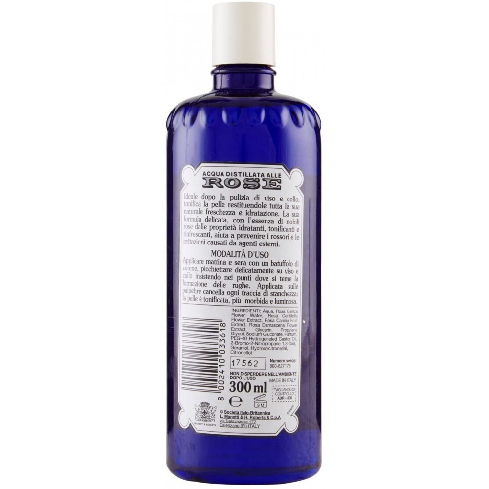 Le toner rafraîchissant à l'eau de rose 300 ml...