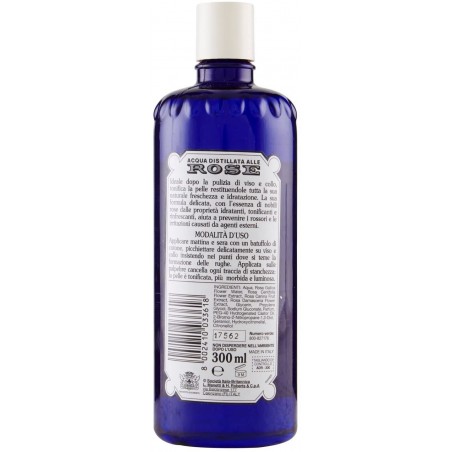 Le toner rafraîchissant à l'eau de rose 300 ml garde la peau jeune et souple