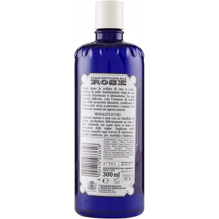 Le toner rafraîchissant à l'eau de rose 300 ml garde la peau jeune et souple