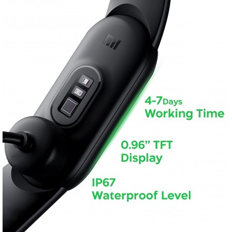 Bracelet Intelligent M6 Fitness Fonctions et Notifications Smartwatch 0.96"