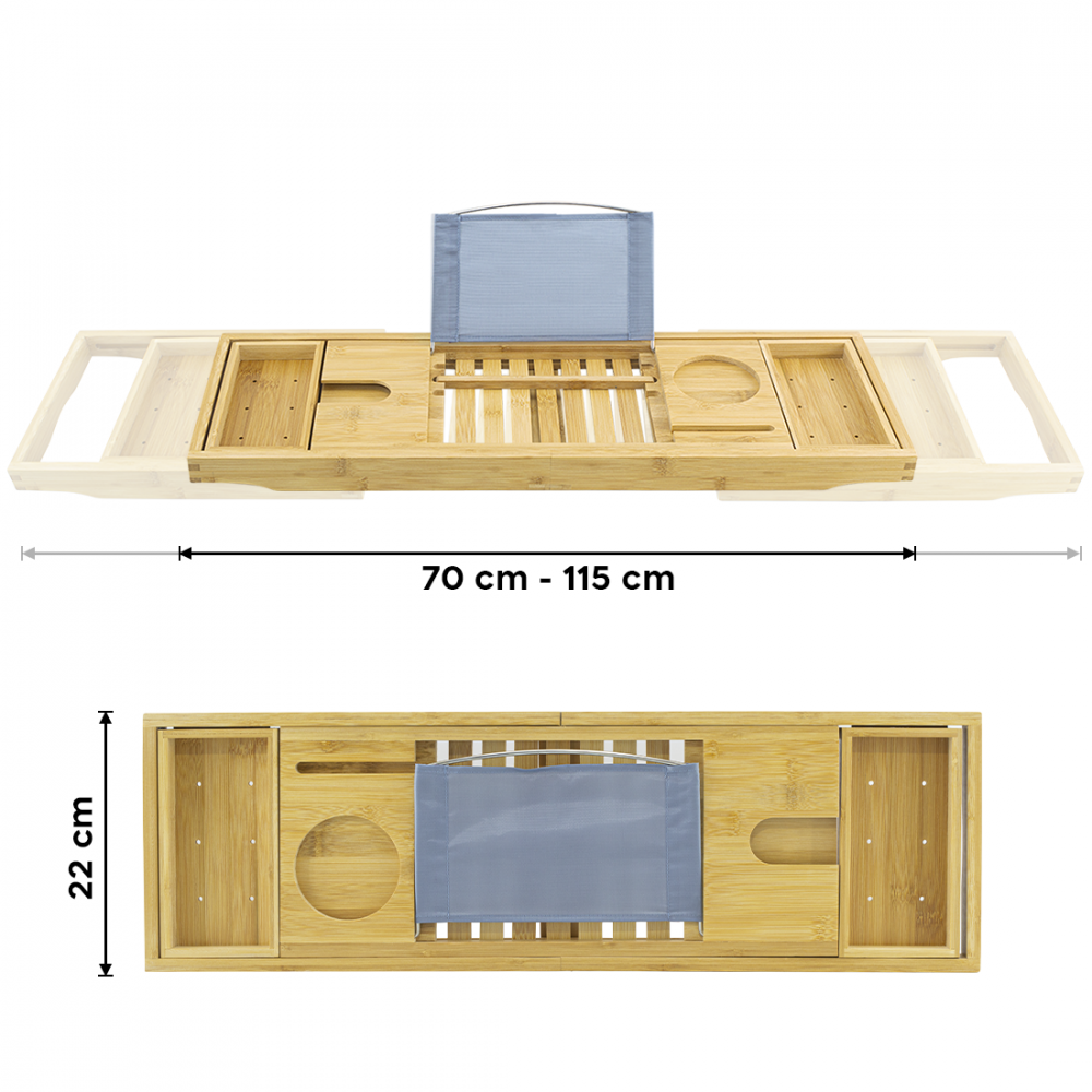 Étagère rangement extensible bambou pour...