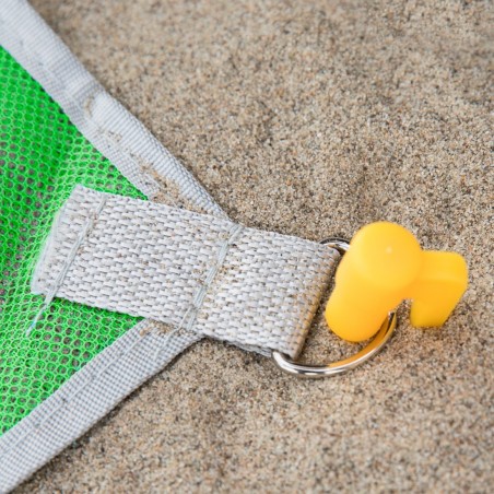 589236 Serviette de plage coupe-sable et coupe-vent 150x200cm avec pinces