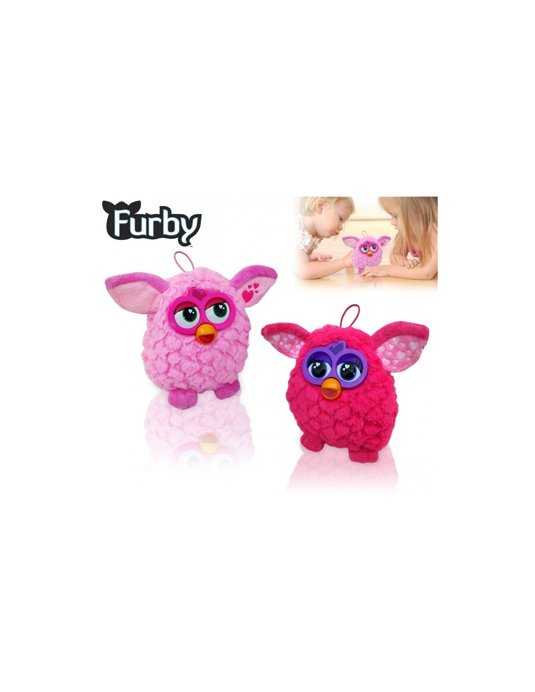 Furby Furreal - A00081010/A31711010 - Peluche et Animal Interactif Pink  Puff (Rose) - Version Française