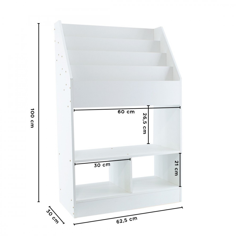 Étagère polyvalente pour bibliothèque pour...