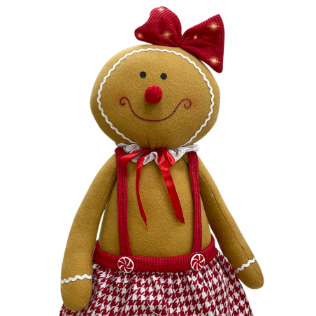 Décoration pain d'épice girly 100 cm 301101 Décoration de Noël avec lumières
