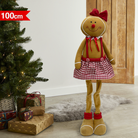Décoration pain d'épice girly 100 cm 301101 Décoration de Noël avec lumières