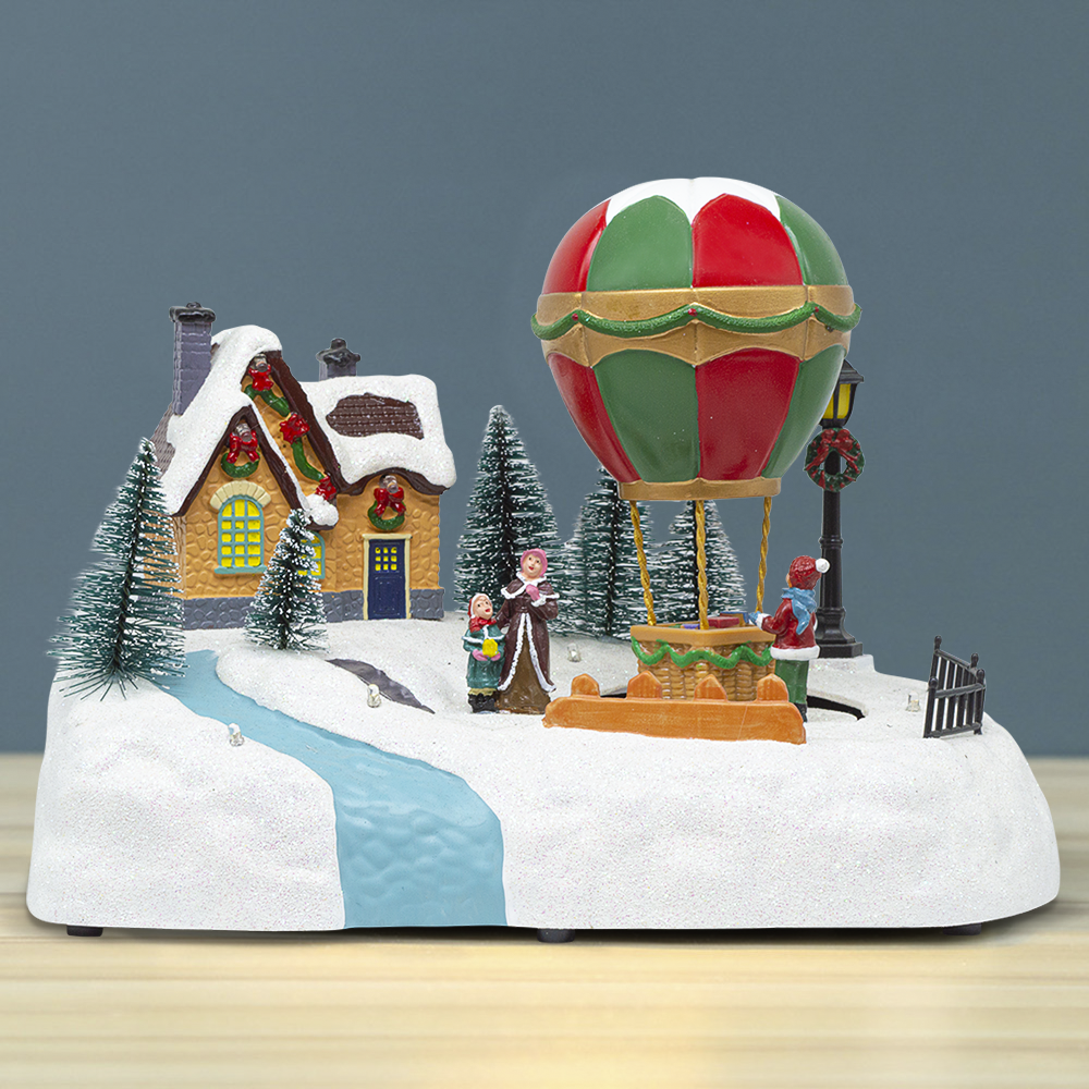 Village de Noël 28x18x18cm 361060 Décoration...