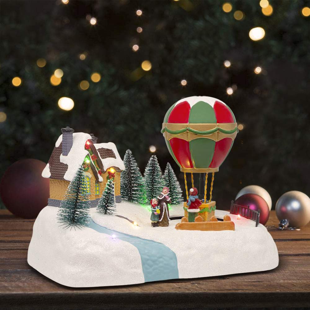 Village de Noël 28x18x18cm 361060 Décoration...