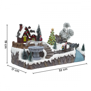 Village de Noël 32x17x19cm 361069 Décoration avec... 2