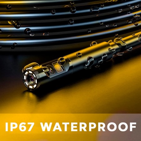 Endoscope industriel 317231 Sonde caméra pour inspection avec écran LCD 1080P