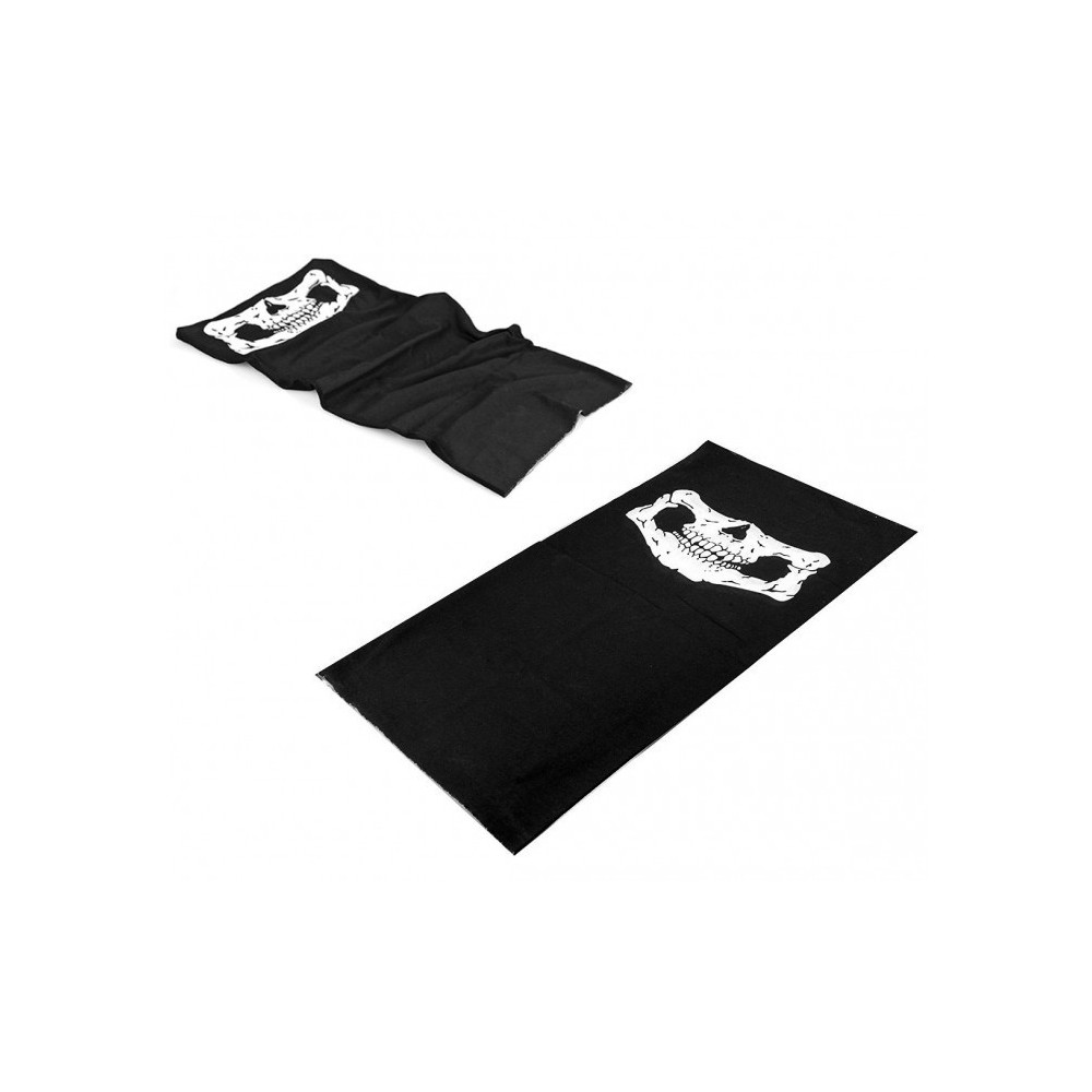 Braga- Passe montagne - écharpe impression mâchoire squelettique - TESCHIO - isolation thermique optimale