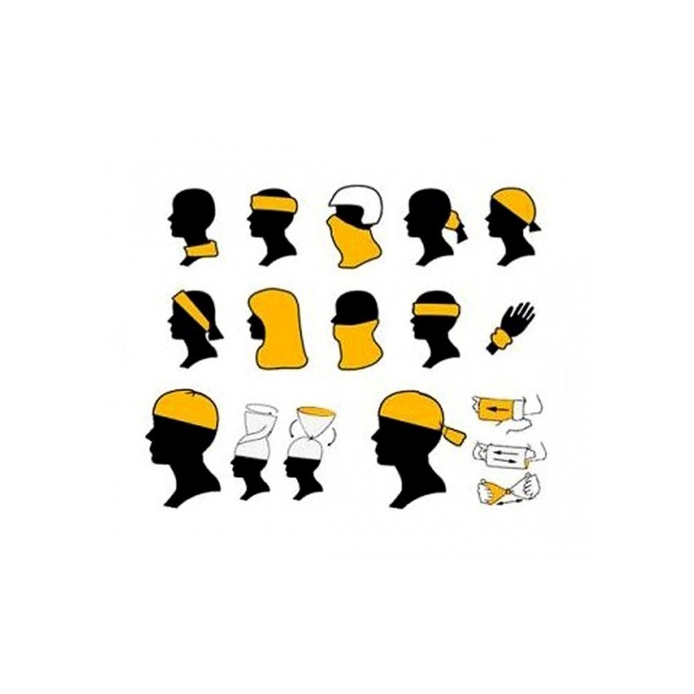 Braga- Passe montagne - écharpe impression mâchoire squelettique - TESCHIO - isolation thermique optimale