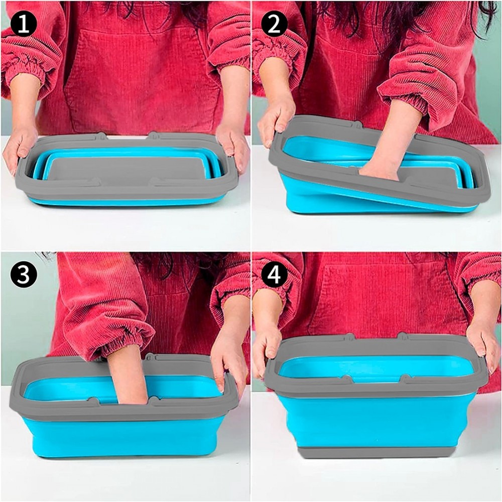 Panier polyvalent pliable avec poignées 605805...