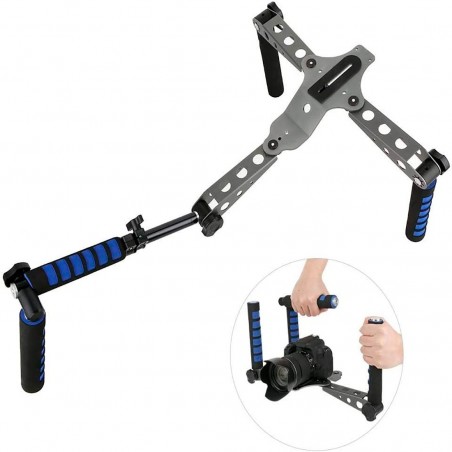 Stabilisateur de caméra professionnel pour caméra avec support d'épaule