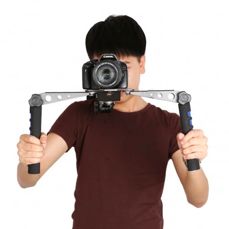 Stabilisateur de caméra professionnel pour caméra avec support d'épaule