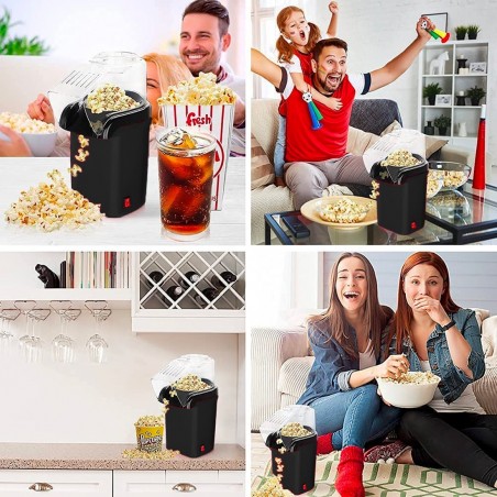 Mini machine électrique à pop-corn à air 416371 Power 1200W gobelet doseur