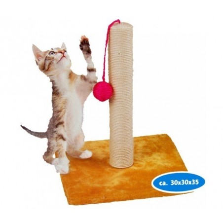 Sisal grattoir avec socle en bois pour les chats - jouet pour animal