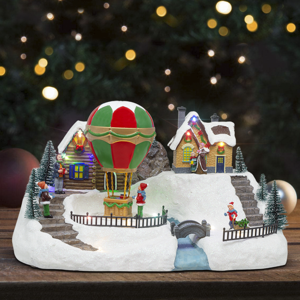 Village de Noël 34x23x22cm 361063 Décoration...