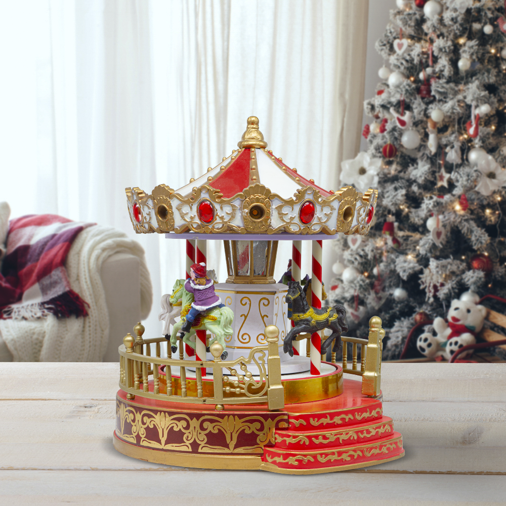 Carrousel de Noël 361045 avec lumières, sons et...