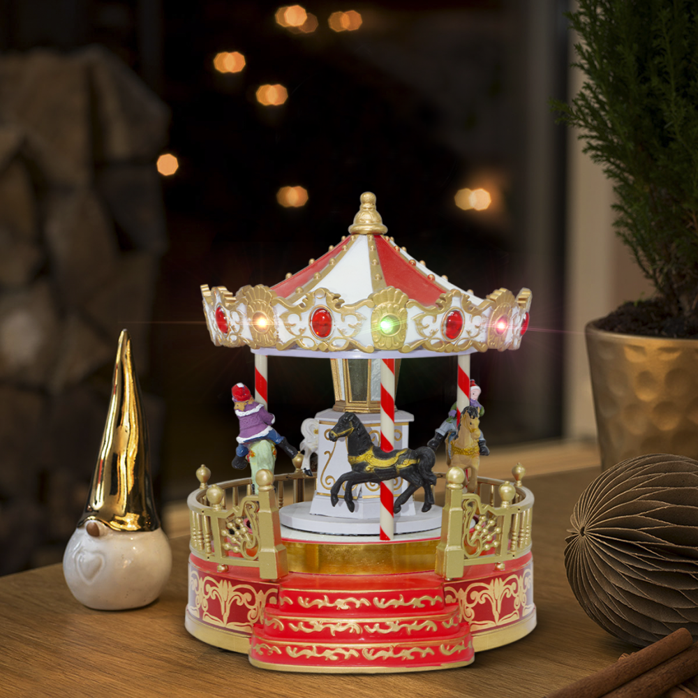 Carrousel de Noël 361045 avec lumières, sons et...
