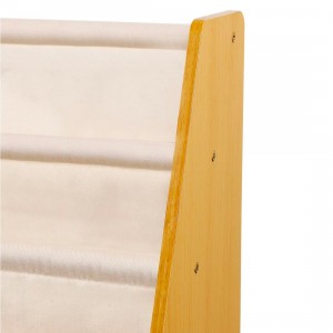 Étagère bibliothèque enfant Montessori 4 niveaux en bois... 2