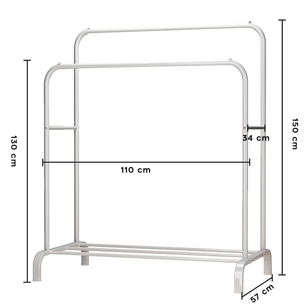 210962 Portemanteau multifonction à double...