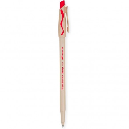 Stylo effaçable Paper Mate rouge Lot de 12 pièces Pointe bille 1 mm