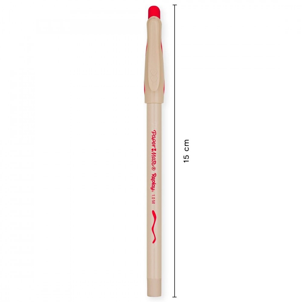 Stylo effaçable Paper Mate rouge Lot de 12...