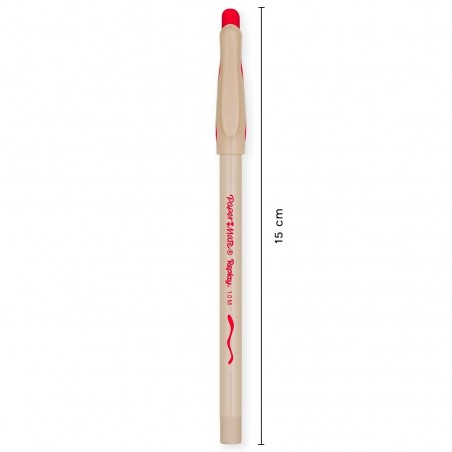 Stylo effaçable Paper Mate rouge Lot de 12 pièces Pointe bille 1 mm