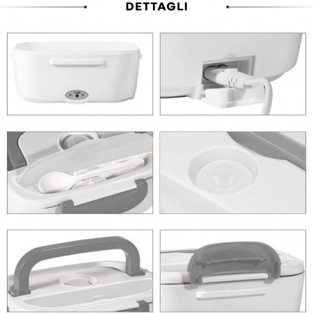 Réchauffeur électrique 820442 Lunch box portable 40W avec compartiments