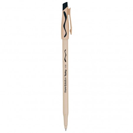 Paper Mate Lot de 12 stylos à bille effaçables noirs 1 mm