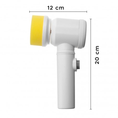 Brosse électrique 5en1 brosse magique 3 têtes nettoyage carrelage salle de bain