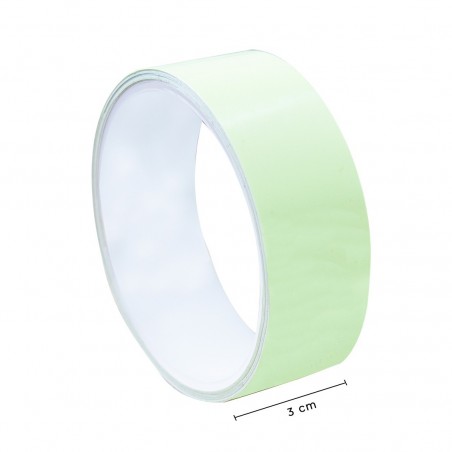 Le ruban lumineux brille dans le noir 3cmx3mt 00129 Adhésif vert fluorescent