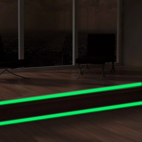 Le ruban lumineux brille dans le noir 3cmx3mt 00129 Adhésif vert fluorescent
